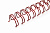 Пружины металлические, А4, 7,9мм (5/16"), красные, 100 шт. в упаковке